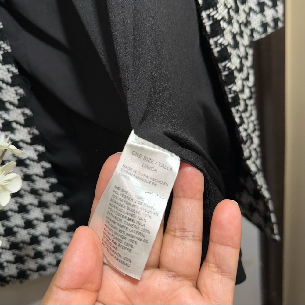 Chico's Monochrome Patterned Jacket - image 3